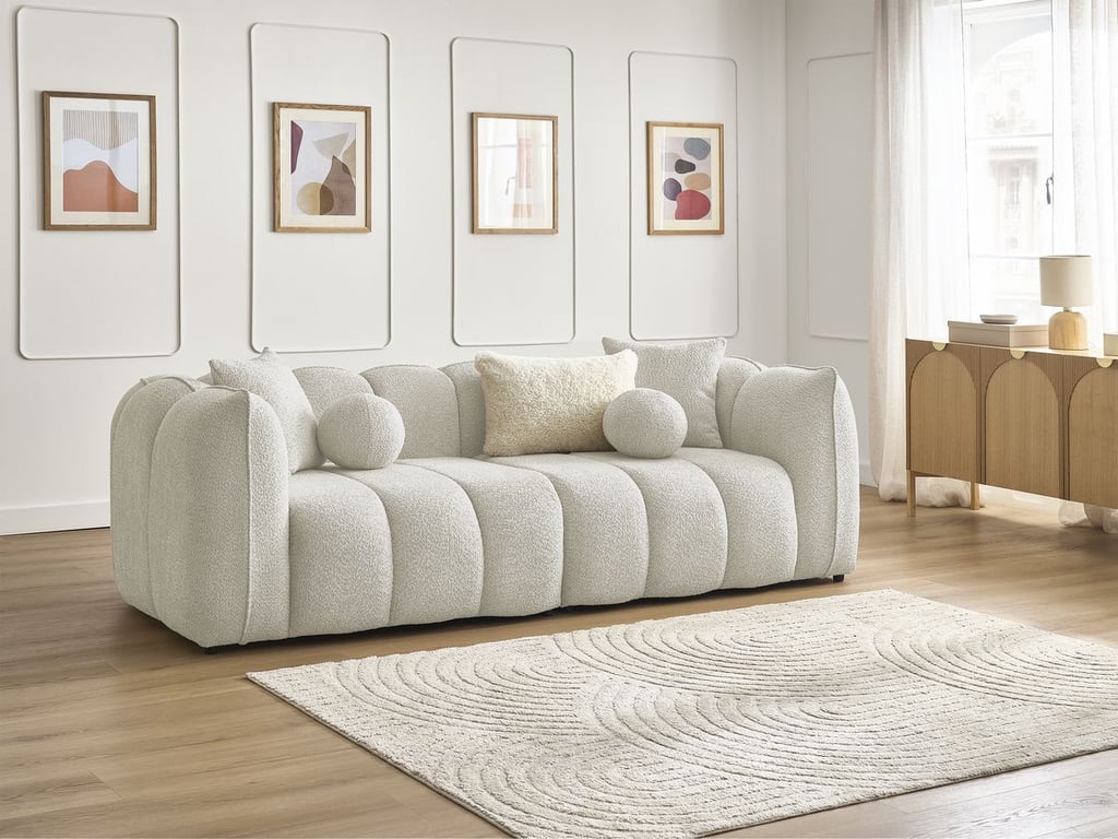 Produit similaire: Canapé droit fixe 3 places DENVER beige BOBOCHIC