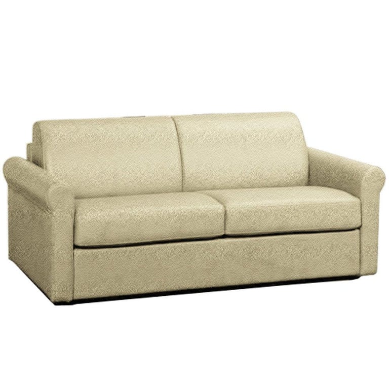 Produit similaire: Canapé lit 3 places ROMANTICO convertible EXPRESS sommier lattes 160 cm polyuréthane écru matelas 16 cm