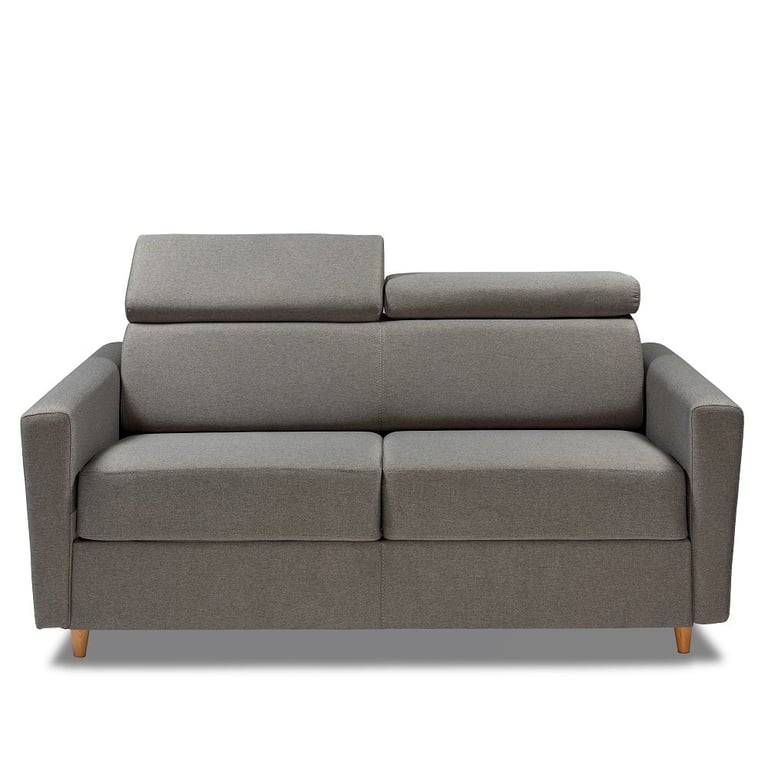 Produit similaire: Canapé WAGRAM convertible express matelas 16 cm sommier lattes 120 cm têtières ajustables