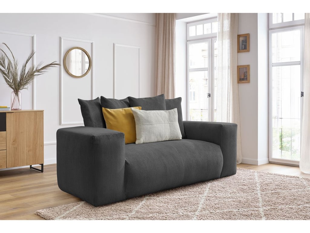 Produit similaire: Canapé droit fixe 2 places VOLTAIRE gris foncé BOBOCHIC