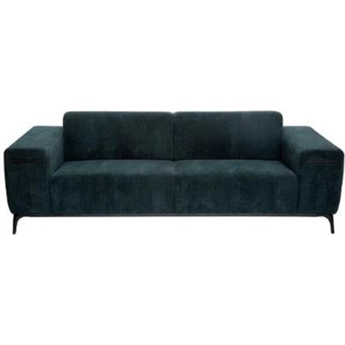 Produit similaire: Canapé en velours côtelé - PARIS PRIX - Chris - 3 places - Vert - Vintage