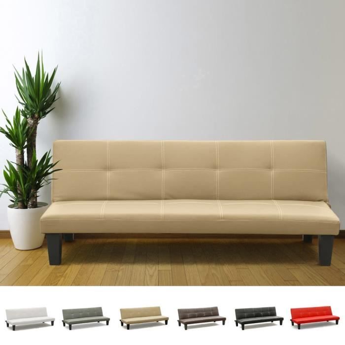 Produit similaire: Canapé Clic Clac convertible 3 places en similicuir économique Topazio - ProduceShop