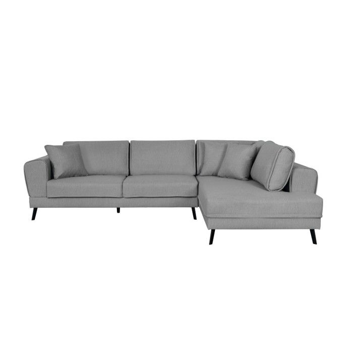 Produit similaire: Canapé d'angle droit 4 places INDIA convertible 2 coffres en tissu - Gris clair - L304 x 212 x 86cm - LOUNGITUDE