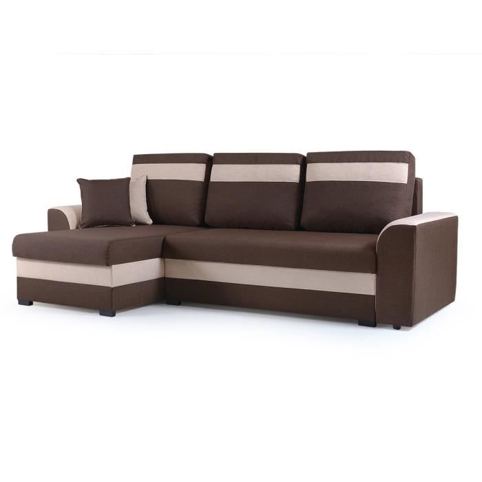 Produit similaire: Canapé d'angle réversible et convertible avec coffre de rangement - ZENO