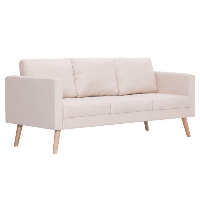 Produit similaire: Prime* Canapé à 3 places scandinave - 2-3 Personnes - Tissu Crème 168x70x73cm 45676