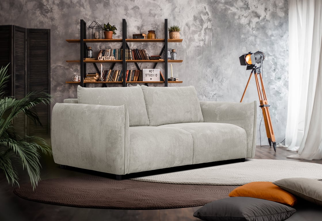 Produit similaire: Tauer - Canapé velours côtelé Blanc