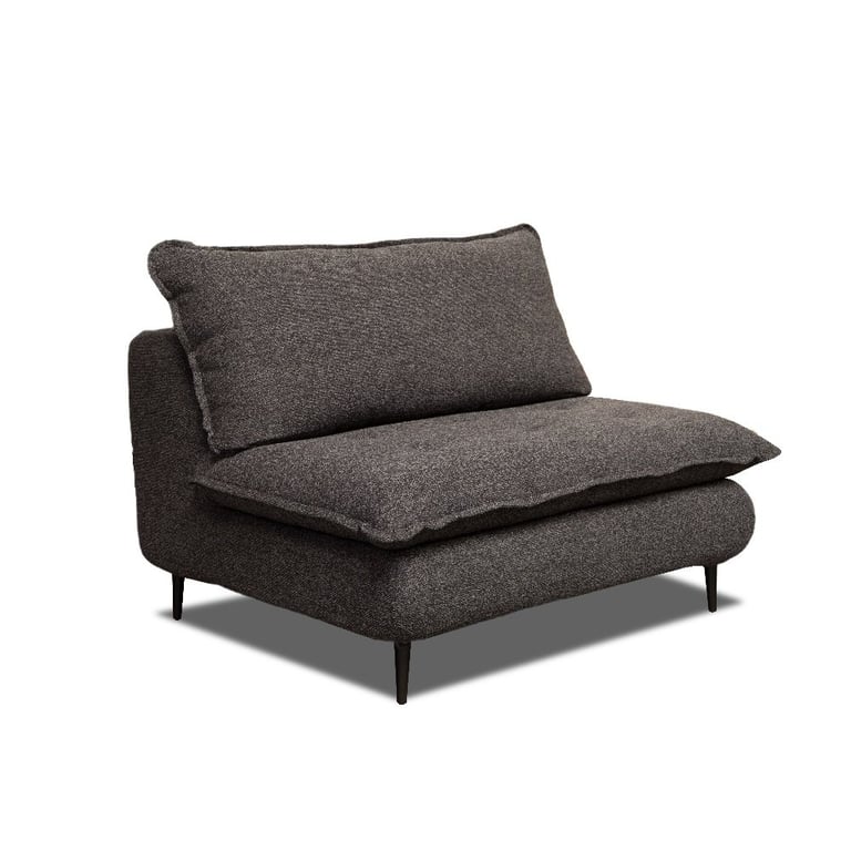 Produit similaire: Fauteuil lit convertible express LISBONNE 70cm sommier e lattes matelas 13cm tissu Tweed anthracite chine