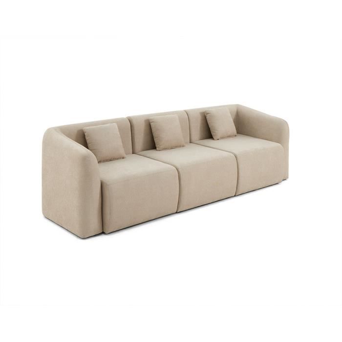 Produit similaire: Ikare - canapé modulable 3 places - en tissu - Beige