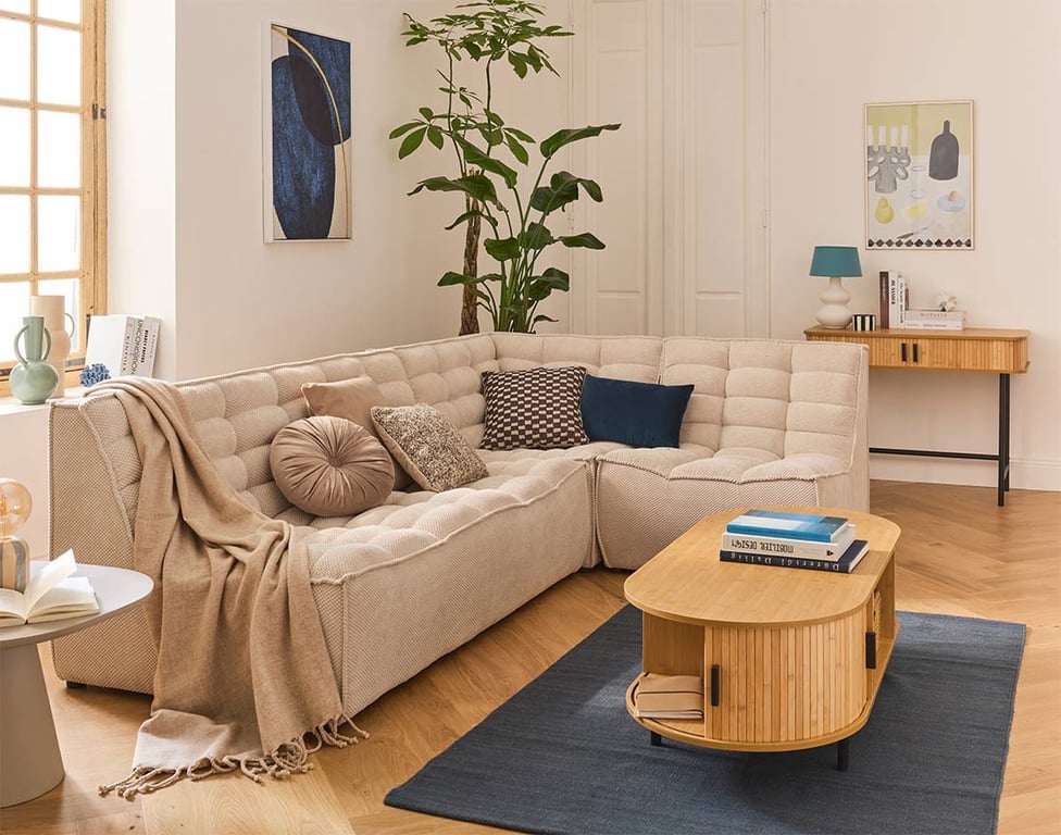 Produit similaire: Ellie - Canapé velours Beige