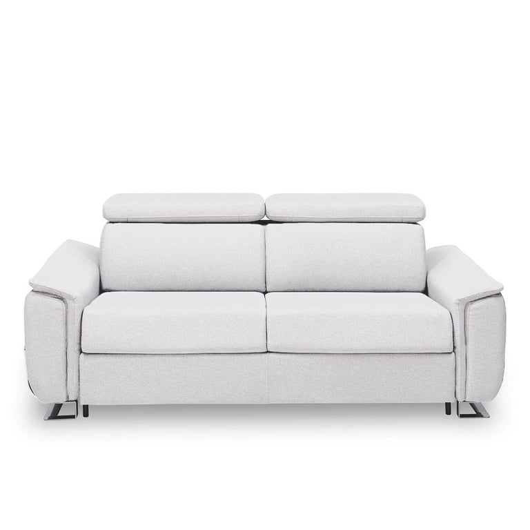 Produit similaire: Canapé convertible express REAUMUR 140cm matelas 16cm pieds luge cuir vachette blanc cassé