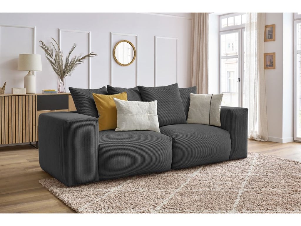 Produit similaire: Canapé droit fixe modulable VOLTAIRE gris foncé BOBOCHIC 3 places