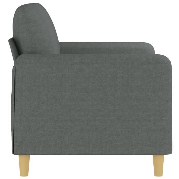 Produit similaire: Canapé à 2 places Gris foncé 120 cm Tissu Qqmora xY7689