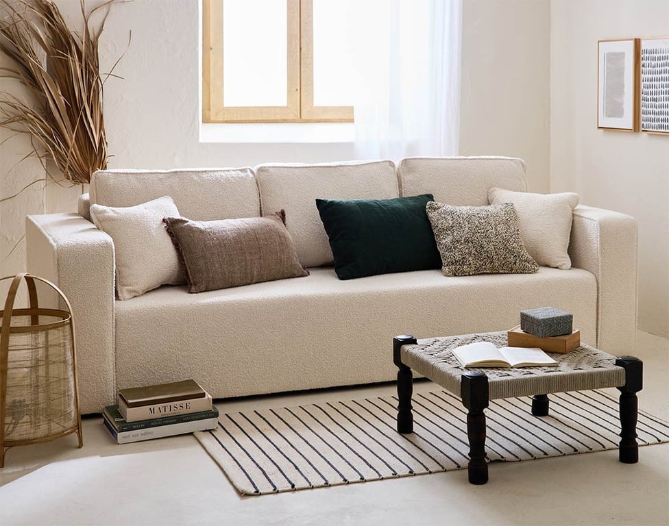 Produit similaire: topaze - Canapé convertible Beige