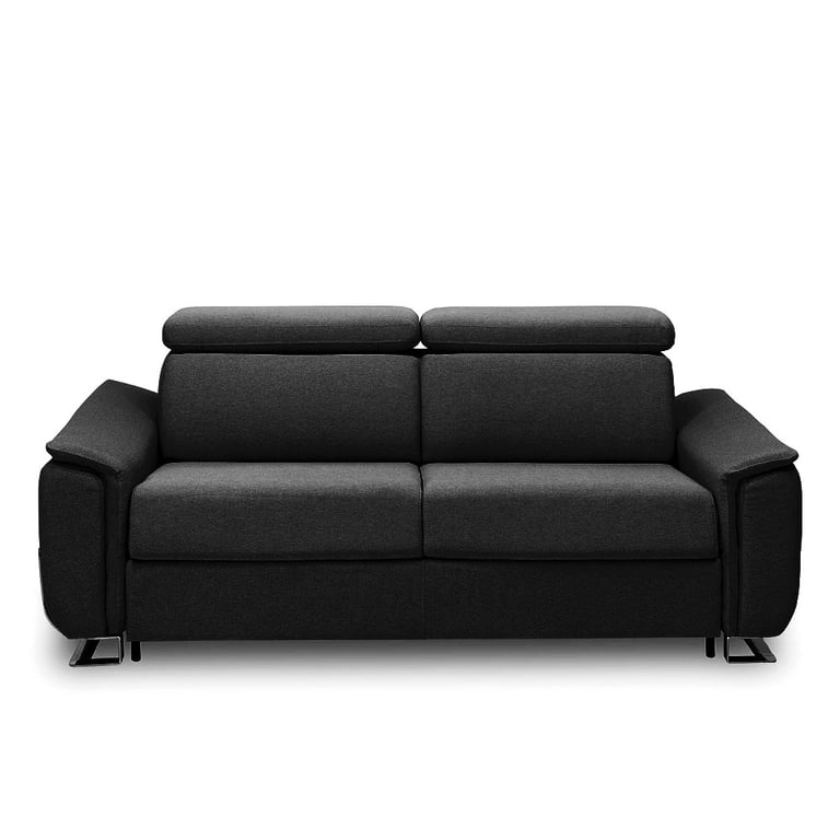 Produit similaire: Canapé convertible express REAUMUR 140cm matelas 16cm pieds luge cuir vachette noir