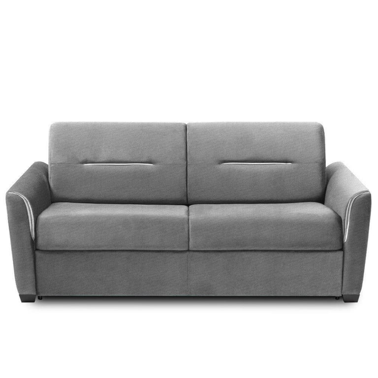 Produit similaire: Canapé convertible EXPRESS TOULON sommier lattes 160 cm matelas 18 cm tissu bouclettes loop beige