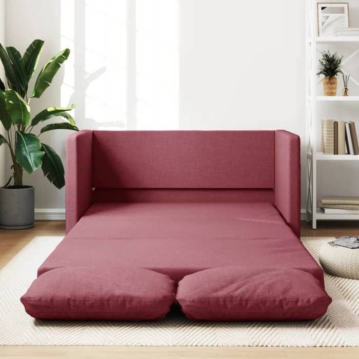 Produit similaire: Canapé Relax convertible CLOUD - Canapé-lit 2 en 1 rouge bordeaux 112x174x55 cm tissu 8192