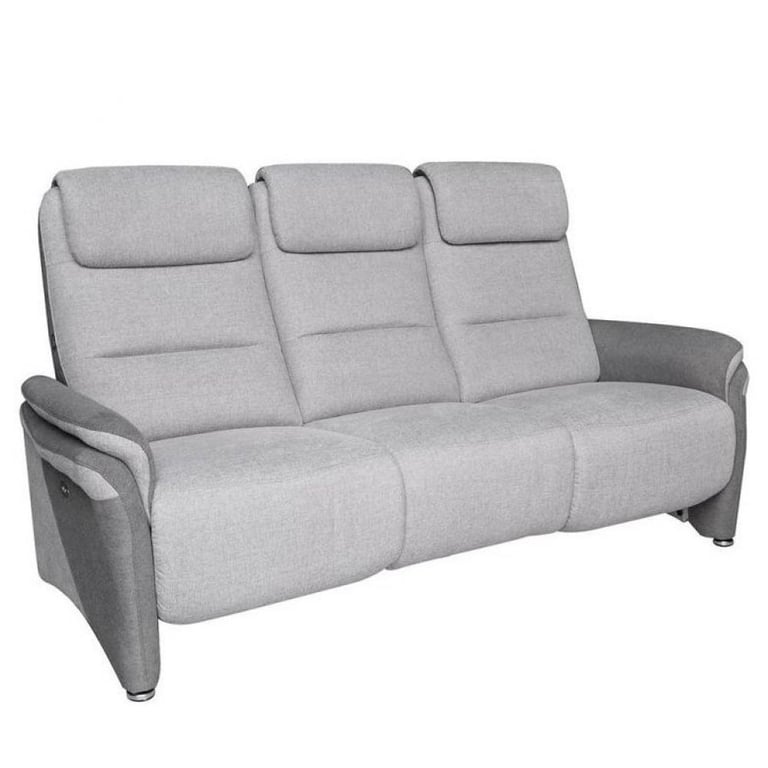 Produit similaire: Canapé fixe 3 places ZILIA microfibre tissu gris clair / gris foncé