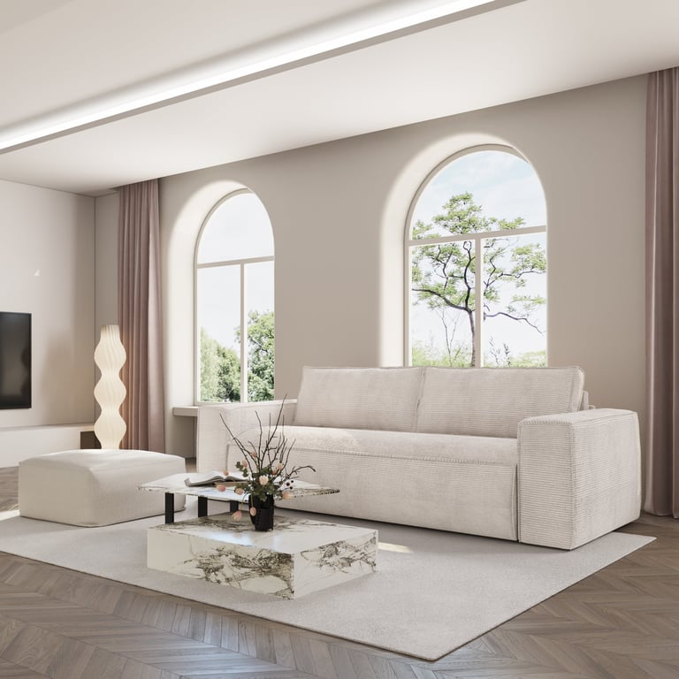Produit similaire: joan - Canapé velours Beige