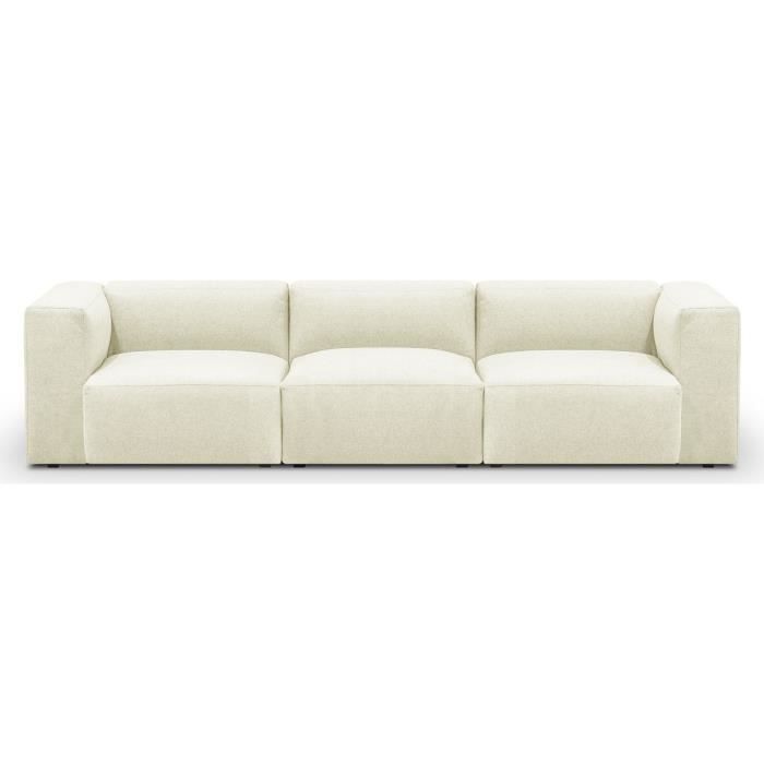 Produit similaire: Canapé 4 pl ivoire ModuloN - HOMIFAB - Modulo New - Tissu - 4 places - Beige - Fixe