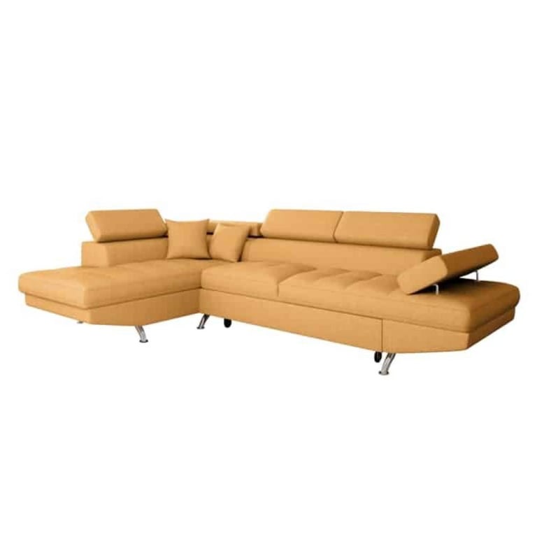 Produit similaire: Canapé d'angle e gauche convertible RINO jaune