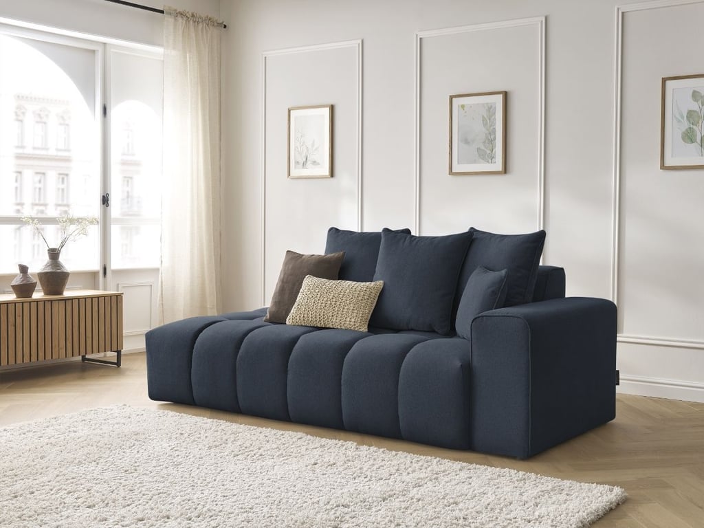 Produit similaire: Mont-Blanc canapé droit fixe 4 places tissu chiné bleu foncé