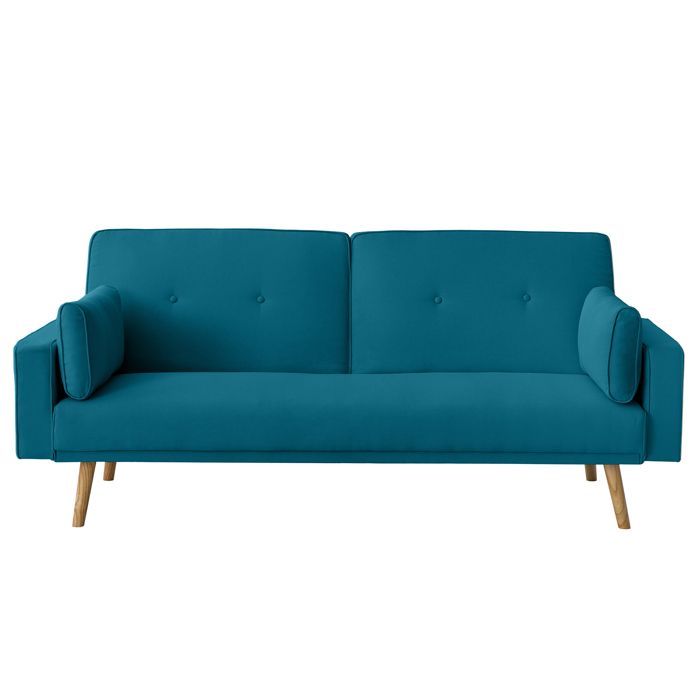 Produit similaire: Canapé droit scandinave ELGA convertible 3 places en tissu - Bleu - L205 x 87 x 85cm - LOUNGITUDE