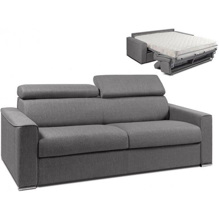 Produit similaire: Canapé 4 places convertible express en tissu LINEA SOFA VIZIR - Gris - Couchage 160 cm - Matelas 18cm