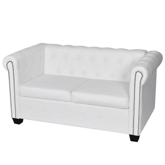 Produit similaire: Canapé Fixe - Design Classique - Canapé Chesterfield à 2 places - cuir synthétique blanc 951206