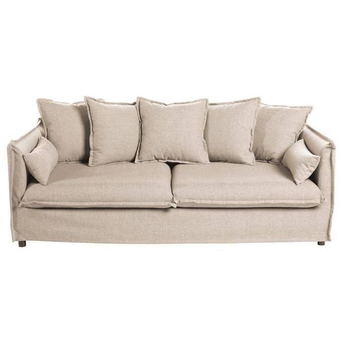 Produit similaire: Canapé fixe - ATMOSPHERA - Odilon - 3 personnes - Tissu - Beige