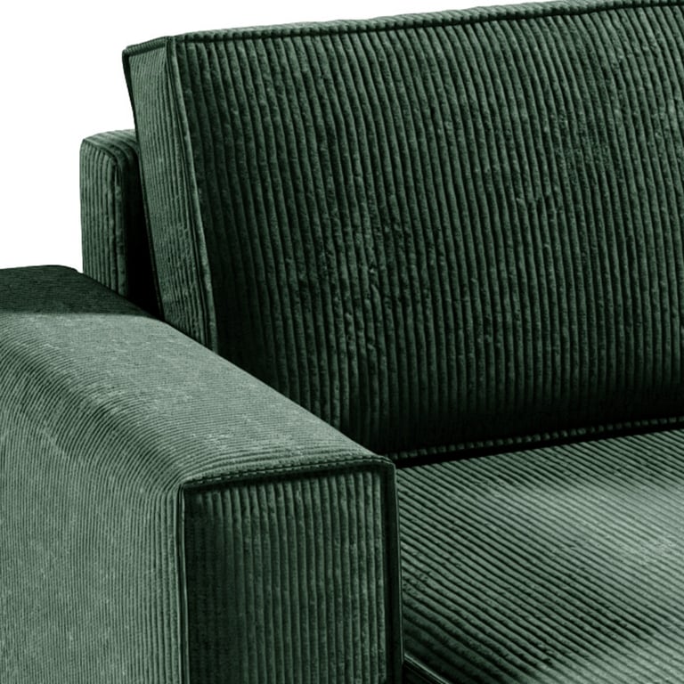 Produit similaire: isaac - Canapé convertible velours côtelé Vert