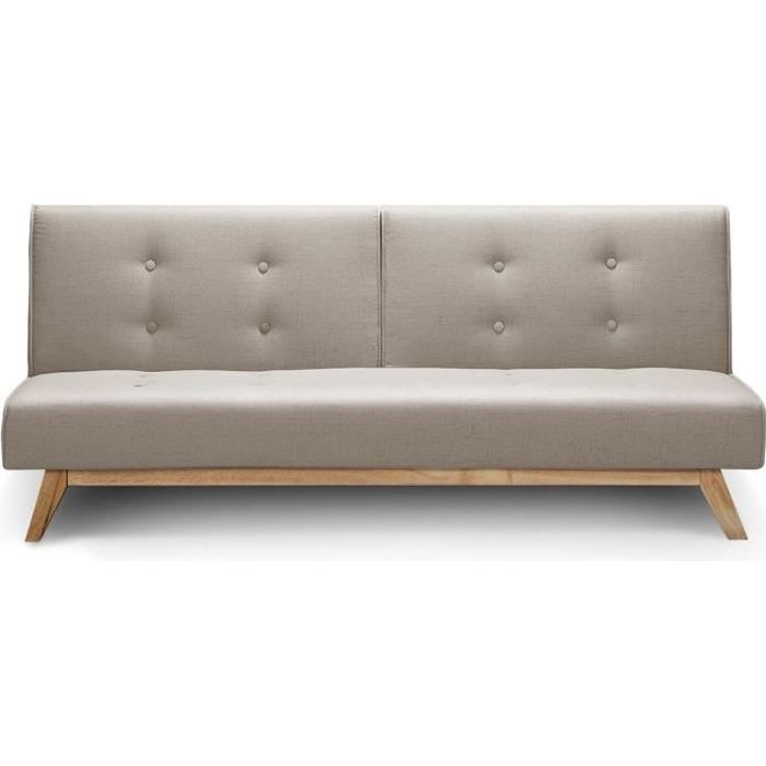Produit similaire: Canapé convertible clic-clac scandinave Yazu Beige - MENZZO - 3 personnes - Tissu - Moderne - Quotidien