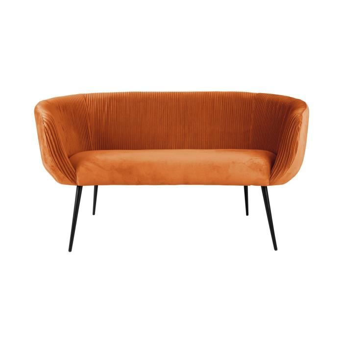 Produit similaire: Leitmotiv - Canapé en velours Majestic - 2 Places - Orange