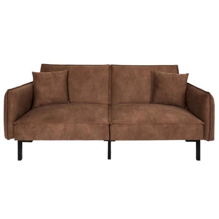 Produit similaire: Canapé Club Convertible "minota" 198cm Marron - Paris Prix
