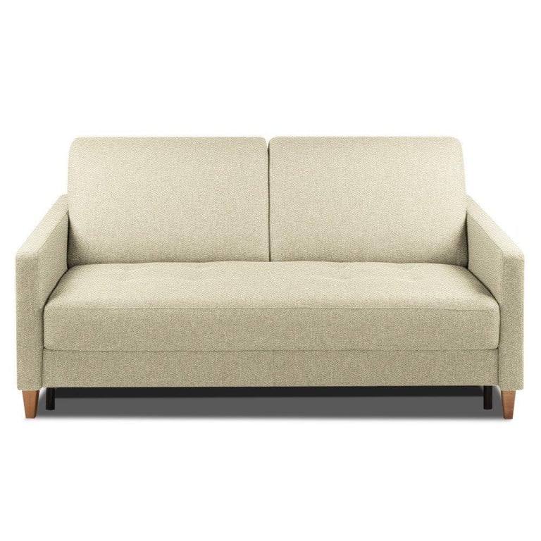 Produit similaire: Canapé convertible OGGETTO matelas 16 cm système express sommier lattes 140cm RENATONISI polyuréthane écru