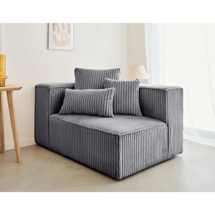 Produit similaire: Colombine - module d'assise gauche - en velours côtelé grosses côtes