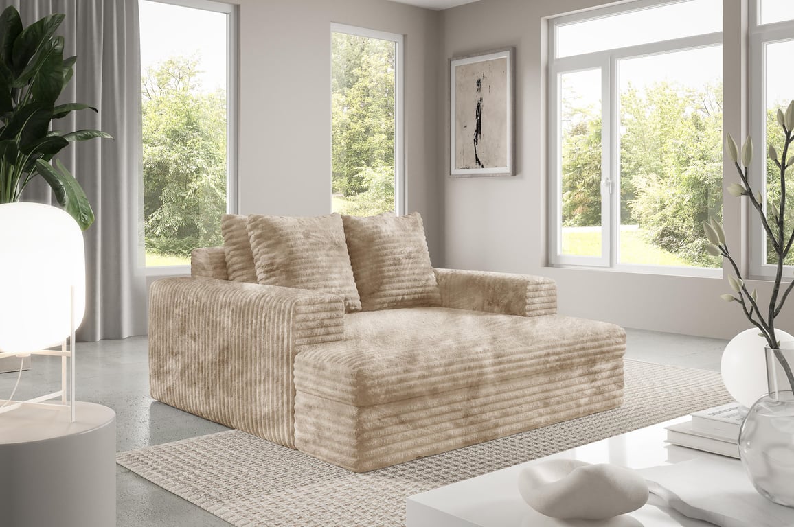Produit similaire: camelia - Canapé velours côtelé beige
