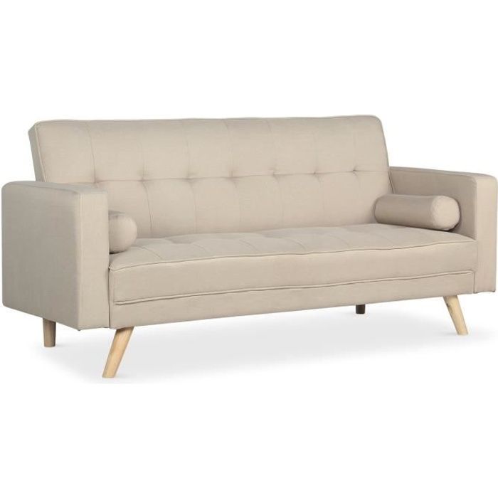 Produit similaire: Canapé convertible clic-clac scandinave Slow Tissu Beige