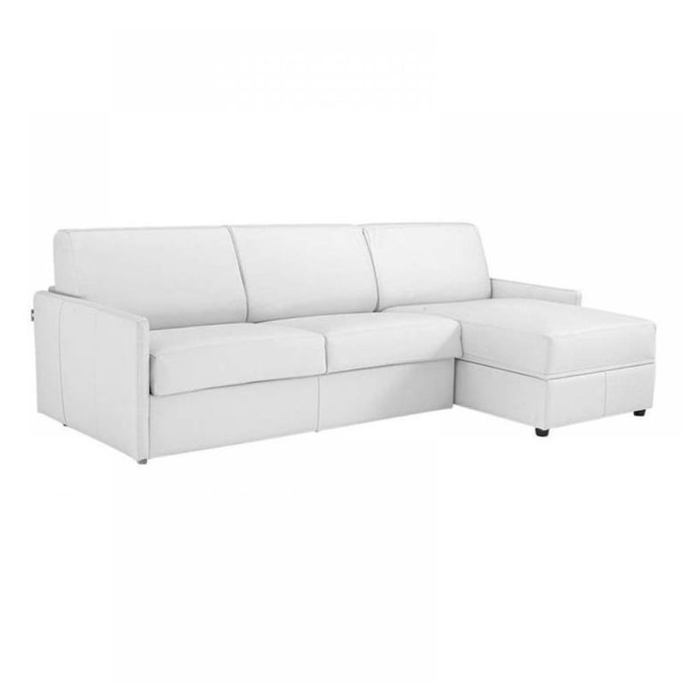 Produit similaire: Canapé d'angle SUN convertible EXPRESS 120cm polyuréthane blanc cassé matelas épaisseur 16cm