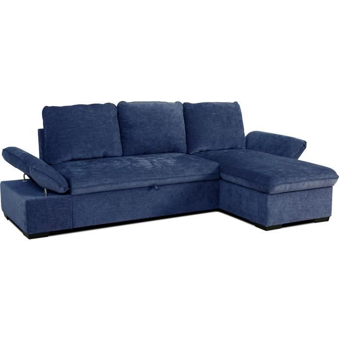 Produit similaire: Canapé d'angle réversible - 4 places - CANDY - Tissu Océan - Coffre - 297 x 148 x 85 cm - CASAPY