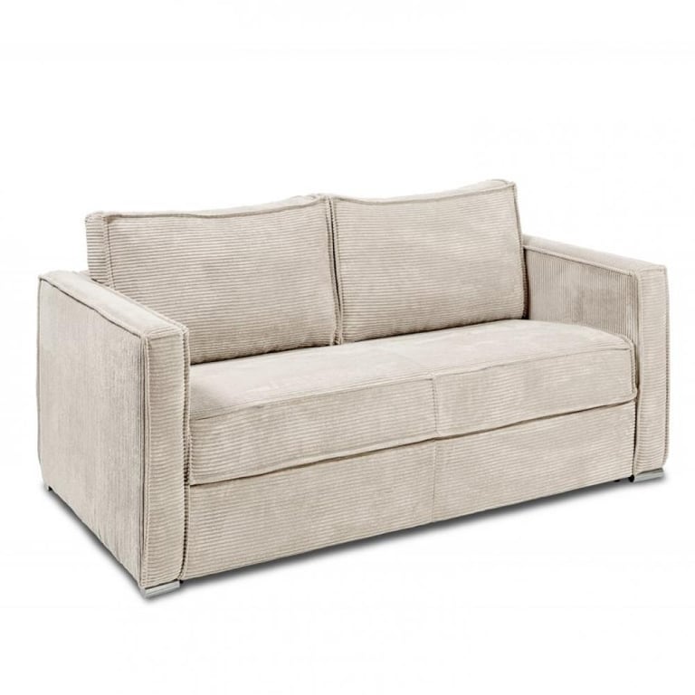 Produit similaire: Canapé convertible express 160 ANTIBES matelas mémory 22cm sommier métal velours côtelé gris