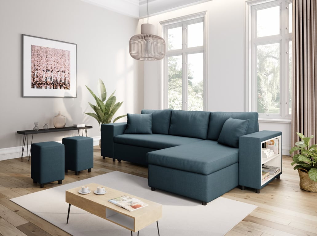 Produit similaire: mady - Canapé convertible Bleu