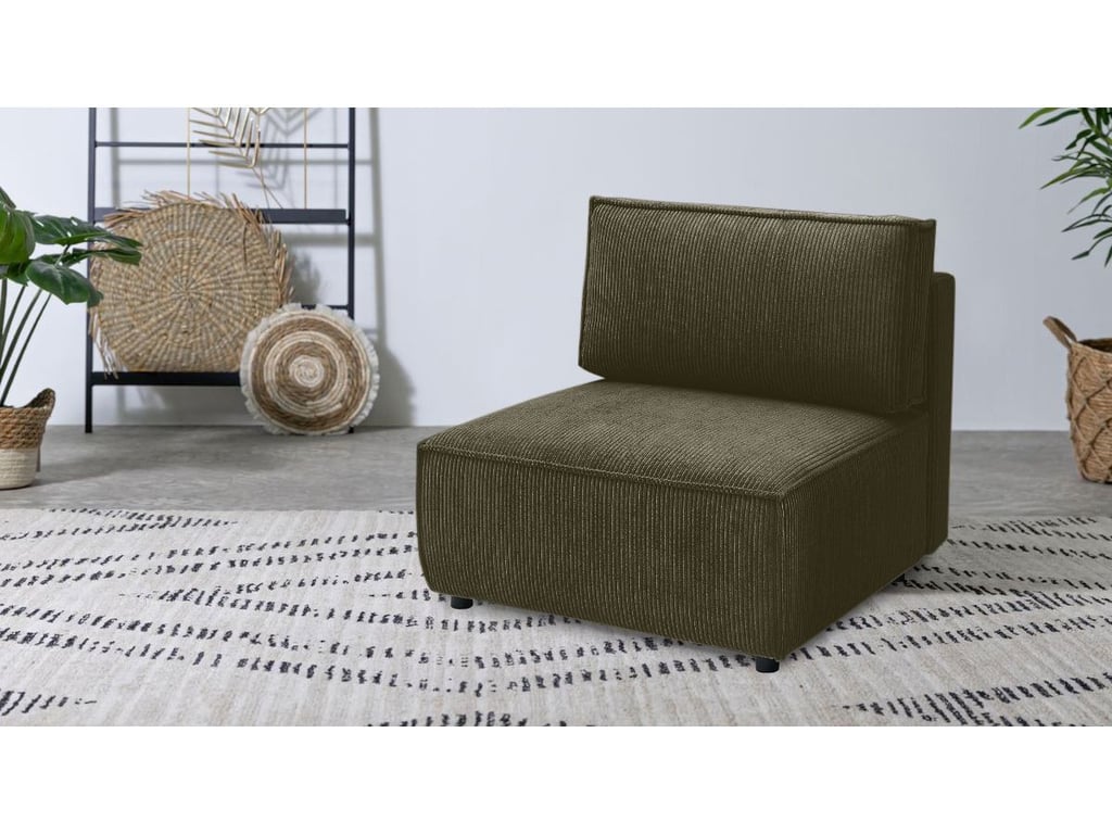 Produit similaire: Chauffeuse 1 place pour canapé modulable NIHAD tissu velours côtelé vert clair BOBOCHIC 1 places