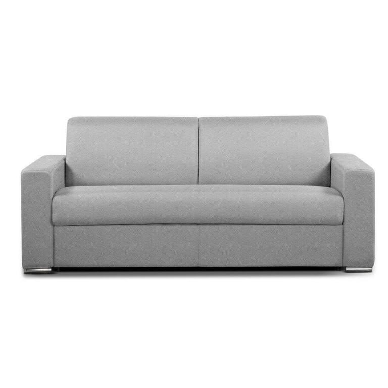 Produit similaire: Canapé convertible 3-4 places SELECT matelas 16cm sommier lattes 160cm RENATONISI polyuréthane gris clair