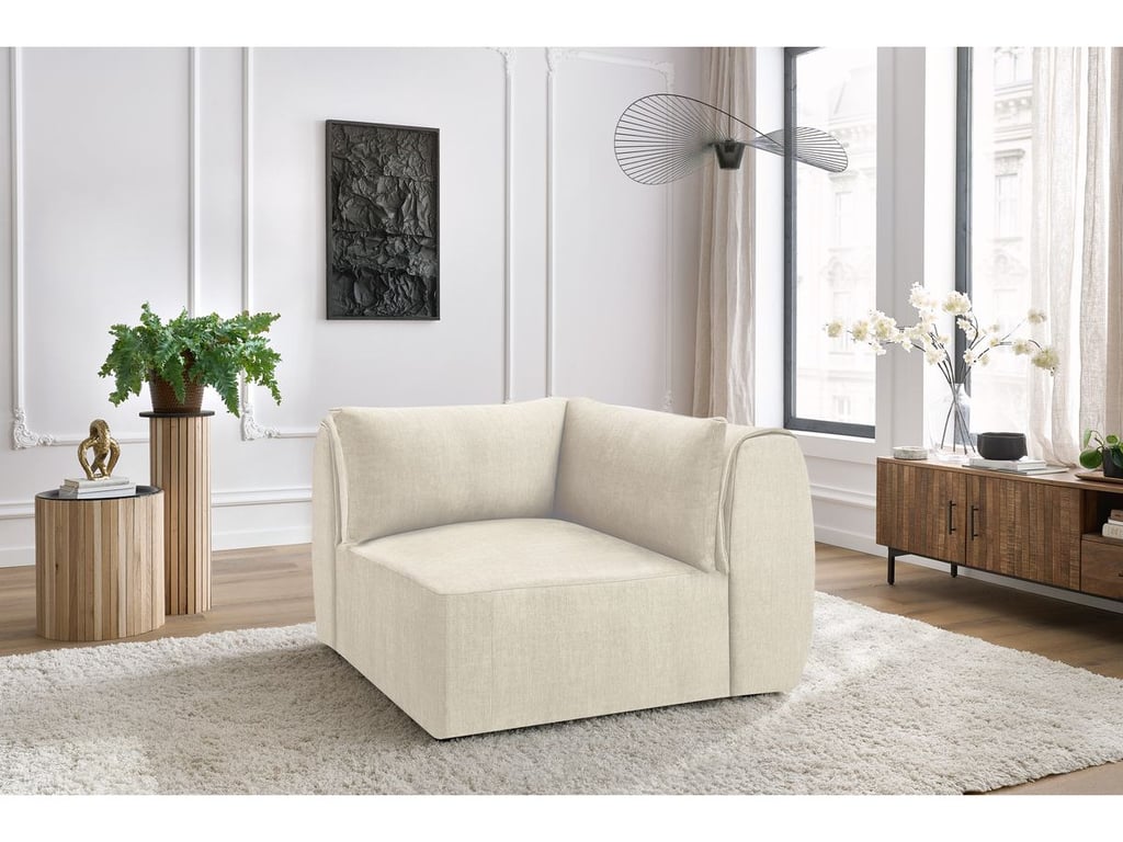 Produit similaire: Angle pour canapé modulable JEANNE tissu velours beige réversible BOBOCHIC 1 places