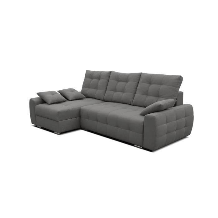 Produit similaire: Canapé d'angle en lit en tissu avec coffre 4-5 places - salon & séjour  - MILANI - Gris (Enzo 163, Gauche)