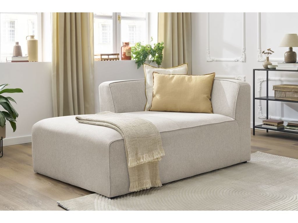 Produit similaire: Méridienne pour canapé modulable MEGEVE tissu chiné beige angle gauche BOBOCHIC 1 places