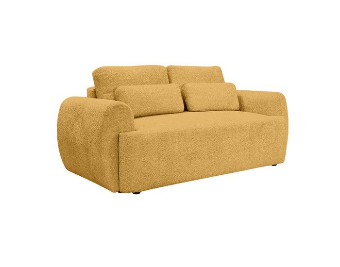 Produit similaire: Mahina - canapé droit 2 places - en tissu bouclette - Jaune