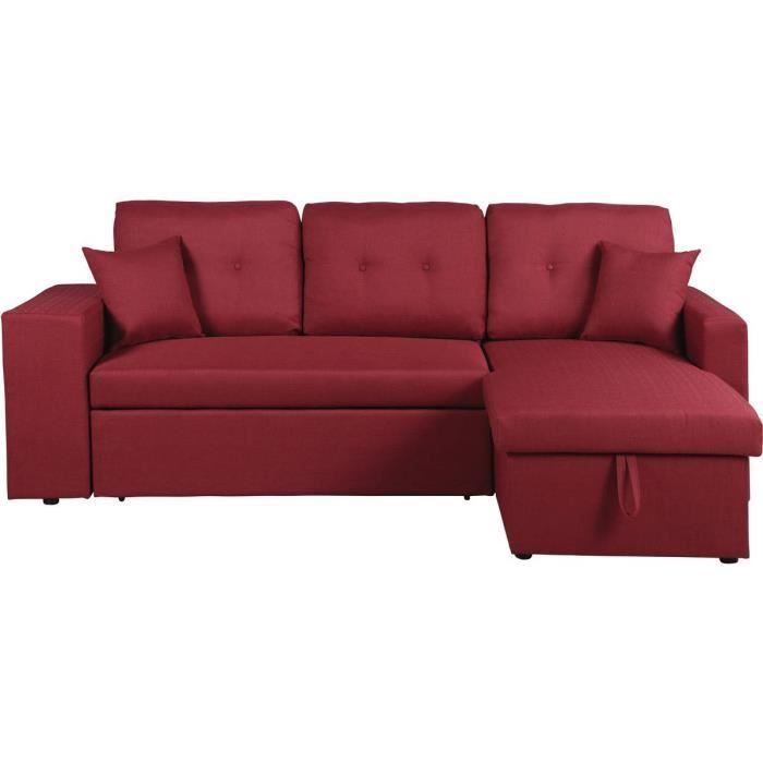 Produit similaire: Canapé d'angle convertible-réversible "Axel" - Rouge