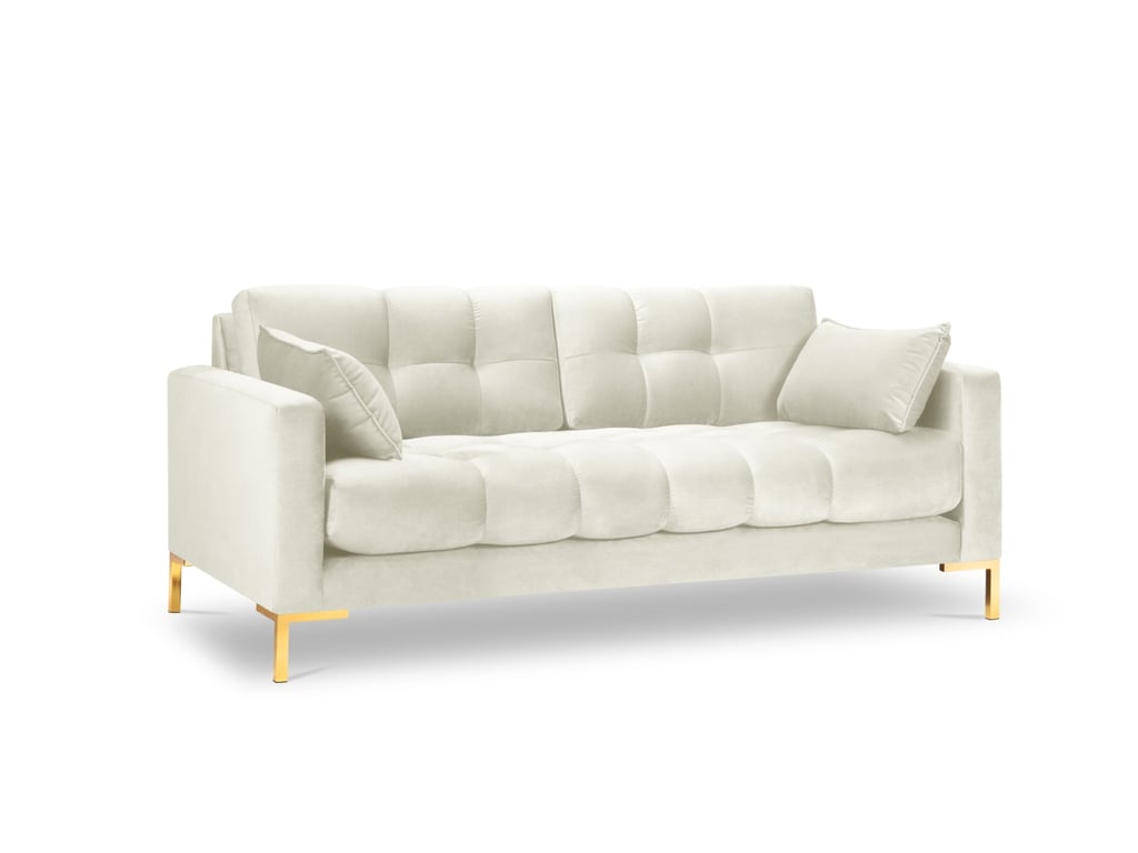 Produit similaire: Canapé 2 places en velours beige clair