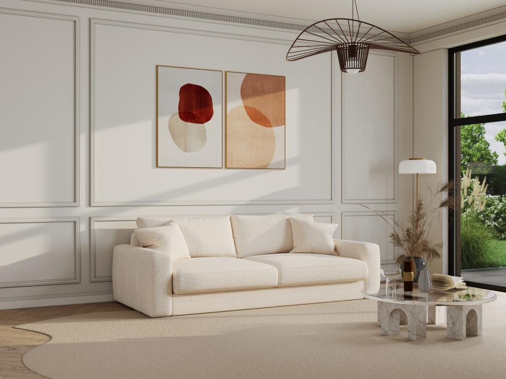 Canapé Julina tissu beige